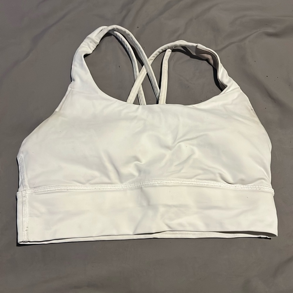 White Lululemon bra
